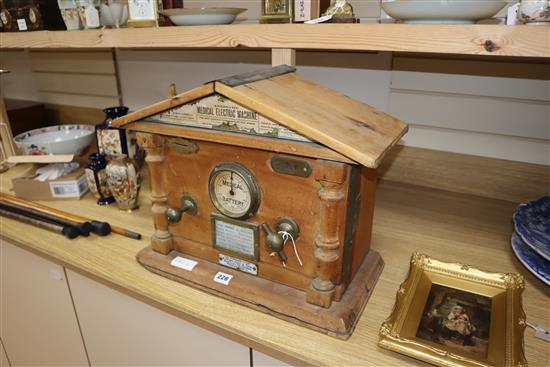 An Automatic Medical Electric Machine in architectural beech case